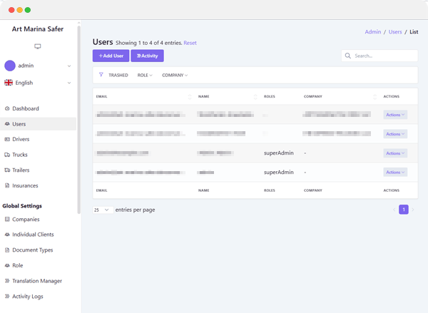 Art Marina Safer - Custom CRM Development 