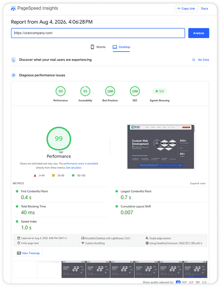 When Did You Last See 100/100 in Google PageSpeed?