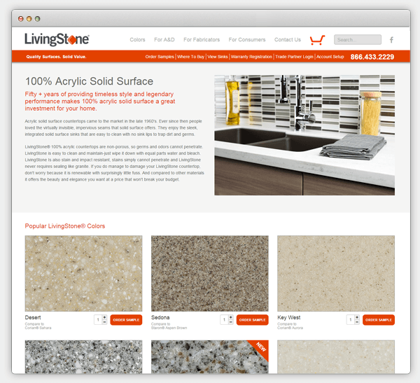 New Livingstone Surfaces