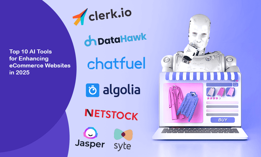 Top 10 AI Tools for Enhancing eCommerce Websites in 2025