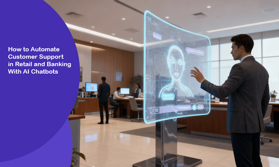 How to Automate Customer Support in Retail and Banking With AI Chatbots