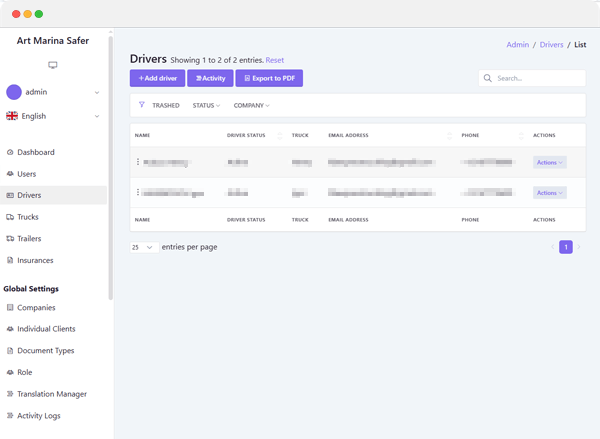 Art Marina Safer - Custom CRM Development 