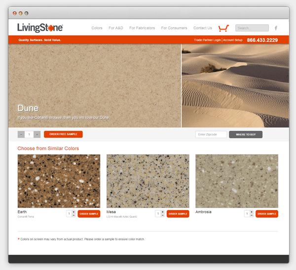 New Livingstone Surfaces